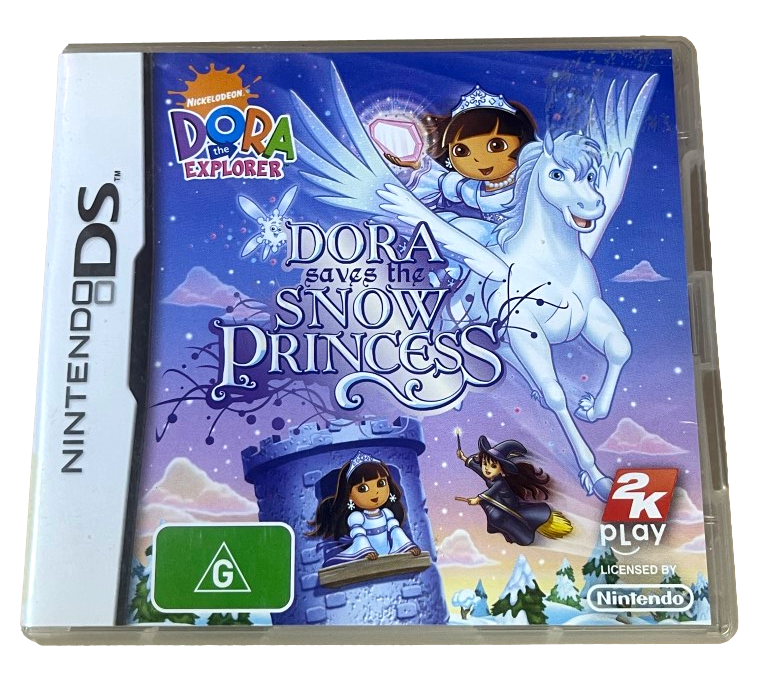 Dora Saves the Snow Princess Nintendo DS 2DS 3DS Game *Complete* (Pre-Owned)
