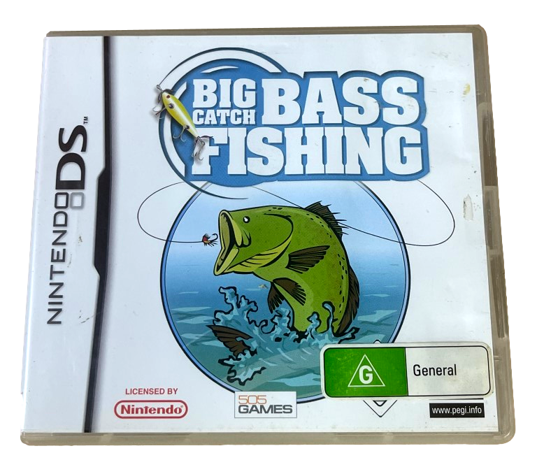 Big Catch Bass Fishing Nintendo DS 2DS 3DS Game *No Manual* (Pre-Owned)