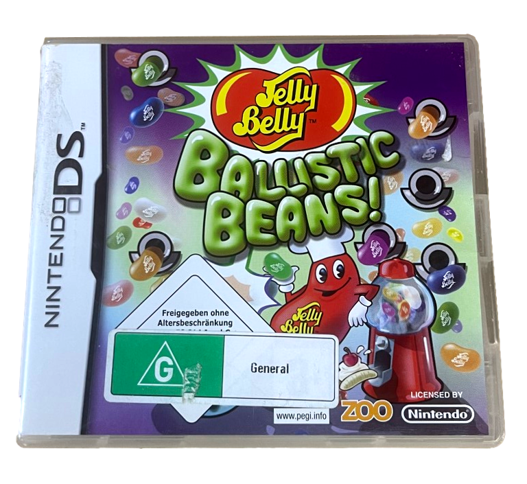 Ballistic Beans! DS 2DS 3DS Game *No Manual* (Pre-Owned)