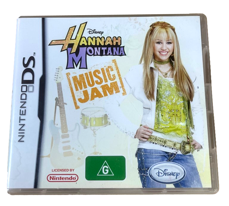 Hannah Montana Music Jam DS 2DS 3DS Game *No Manual* (Pre-Owned)