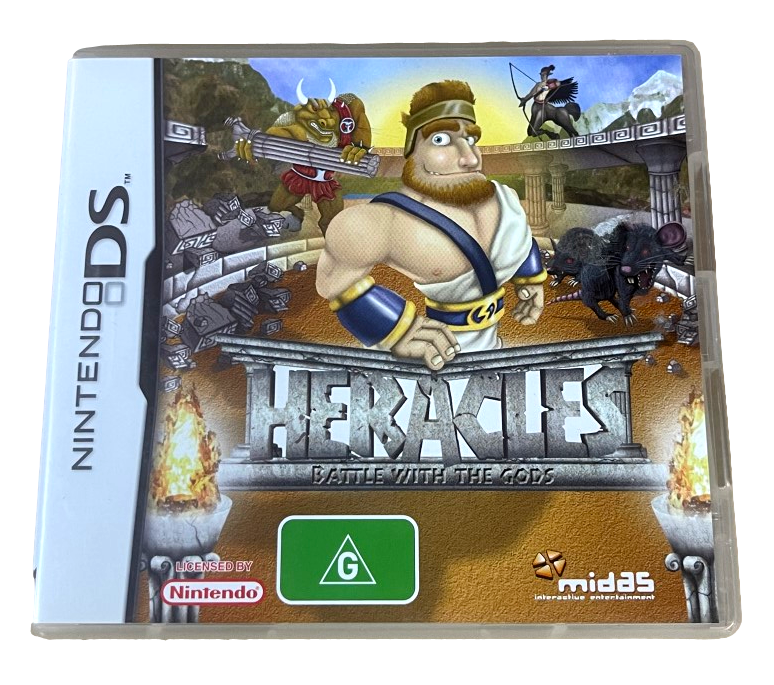 Heracles Battle With the Gods Nintendo DS 2DS 3DS Game *Complete* (Pre-Owned)