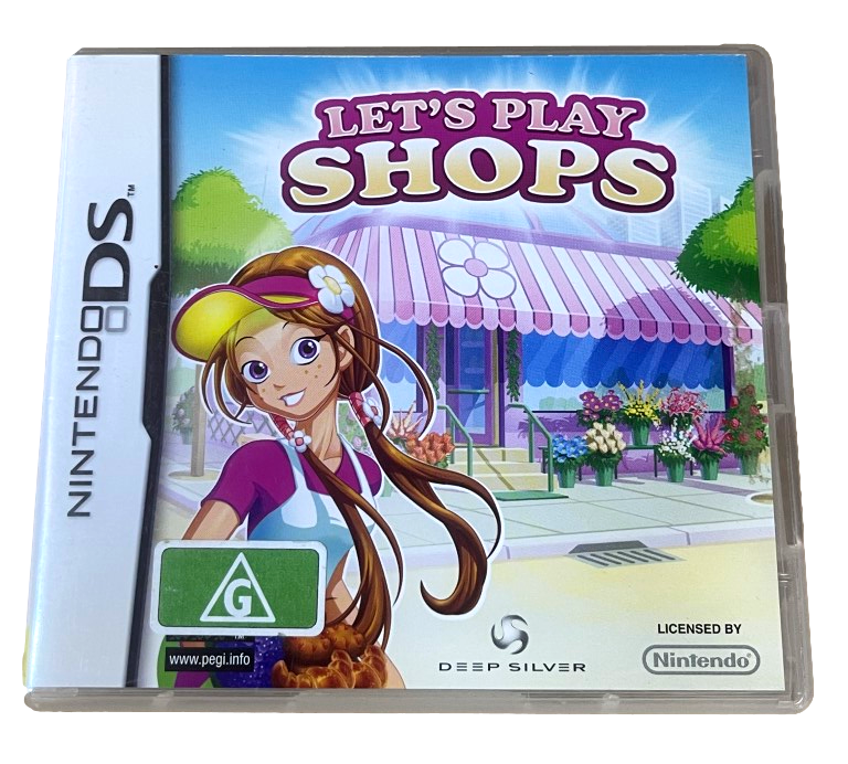 Let's Play Shops Nintendo DS 2DS 3DS Game *Complete* (Pre-Owned)