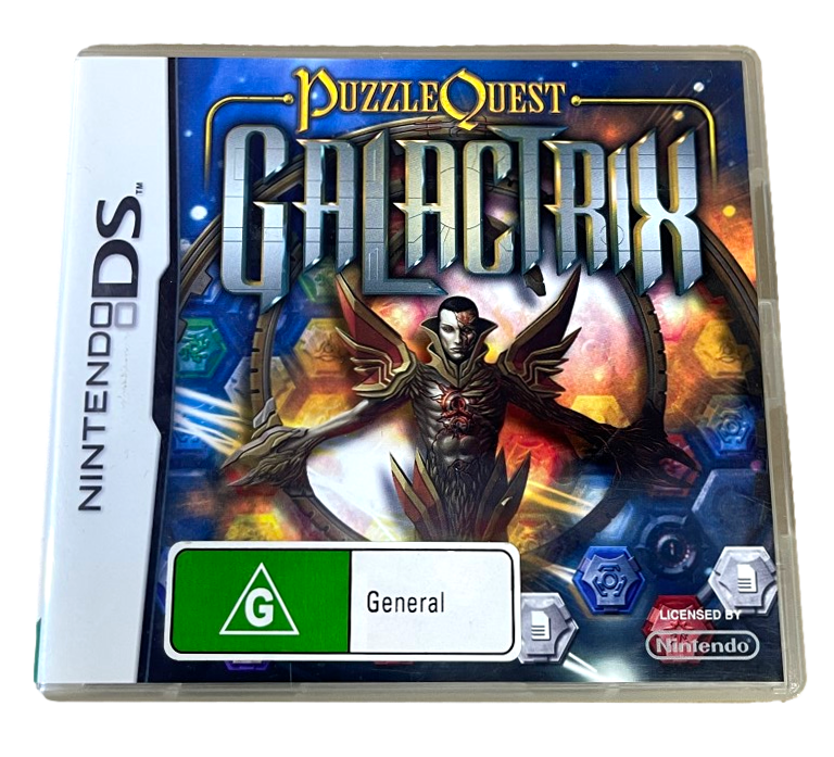 Puzzle Quest Galactrix Nintendo DS 2DS 3DS Game *Complete* (Pre-Owned)