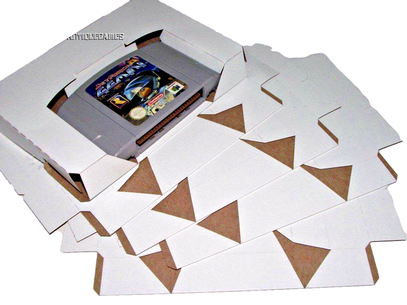 25 x Nintendo 64 White Replacement Game Tray Inserts