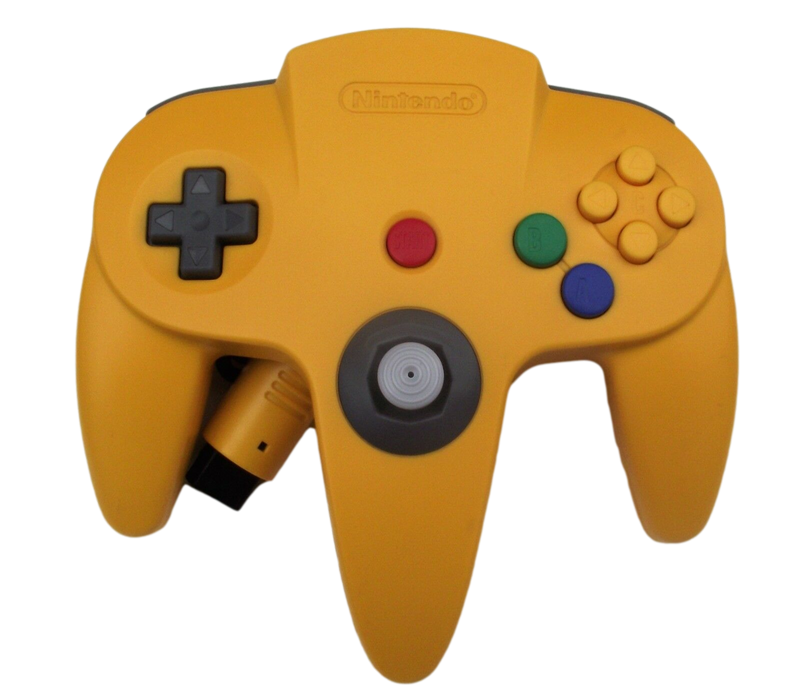 Genuine Yellow Nintendo 64 Controller Refurbed Toggle (Preowned) - Games We Played