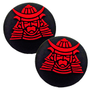 Thumb Grips x 2 For PS4 PS5 XBOXONE Xbox Series X Toggle Cover Cap Samurai Black