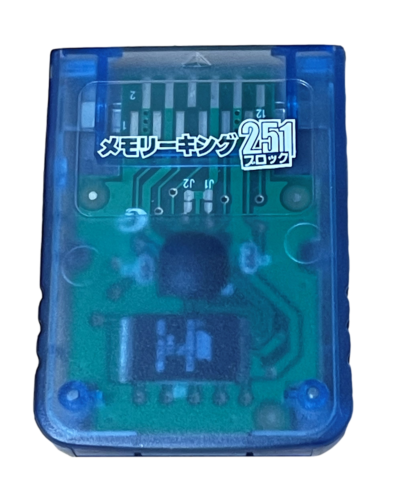 Blue Memory Card For Nintendo GameCube 251 Blocks Ex Japanese Stock (Pre Owned)