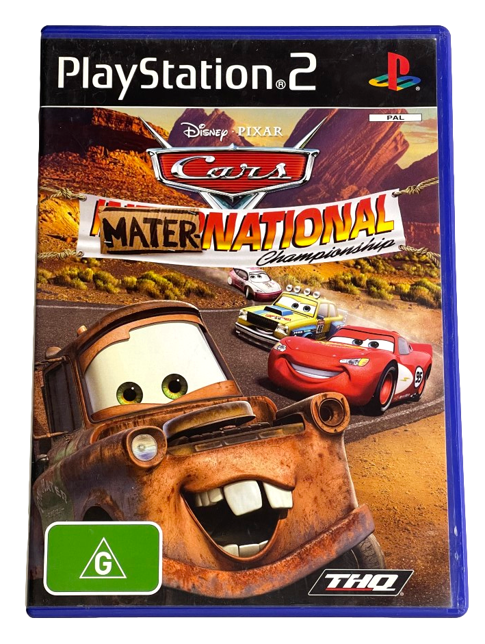 Cars Mater National Championship PS2 PAL *Complete* (Pre-Owned)