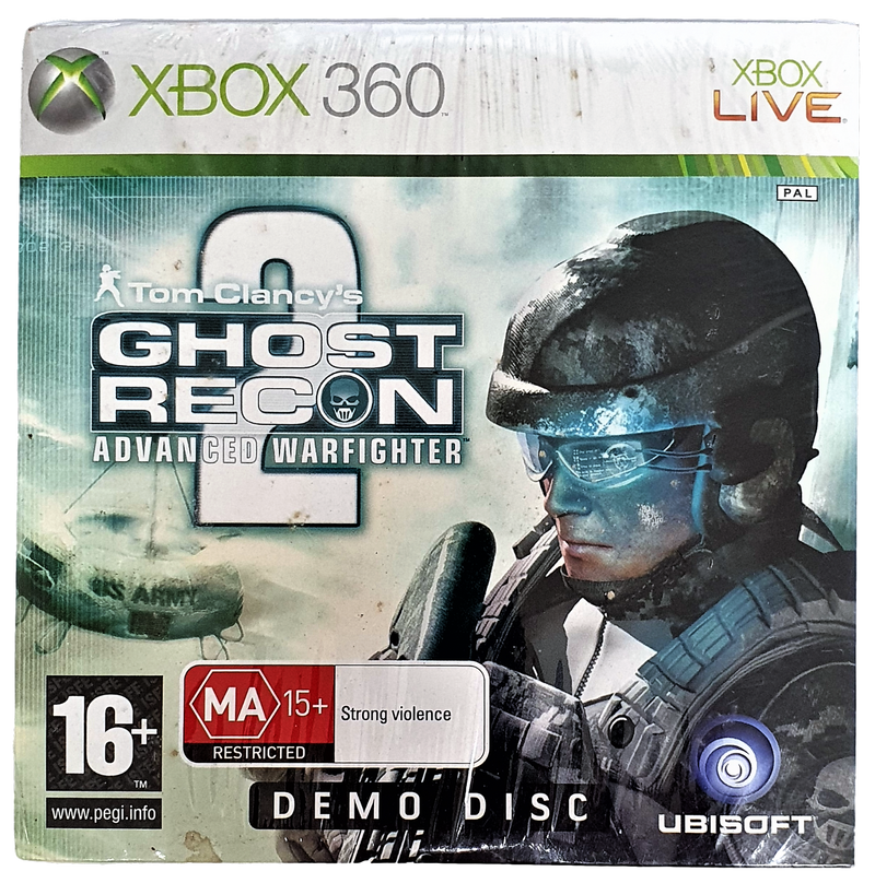 Ghost Recon 2 Advanced Warfighter Demo Disc XBOX 360 *Sealed*