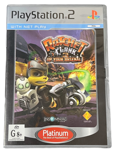 Ratchet and Clank 3 Up Your Arsenal PS2 (Platinum) PAL - Manual Included (Pre-Owned)