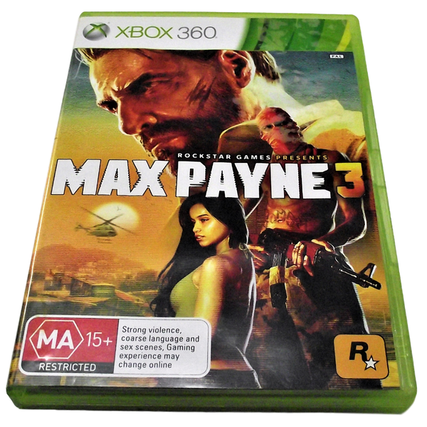 Max Payne 3 Xbox 360 - Rockstar Games - Brinquedos e Games FL Shop