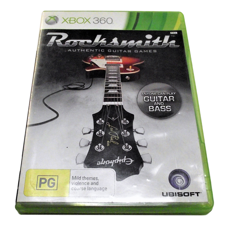 Rocksmith Authentic Guitar Games XBOX 360 PAL (Preowned)