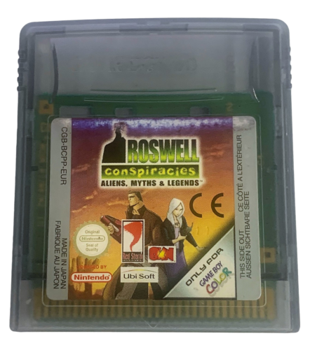 Roswell Conspiracies Aliens, Myths and Legends Nintendo Gameboy Color Cartridge (Preowned) - Games We Played