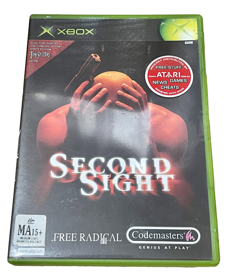 Second Sight XBOX Original PAL *No Manual* (Pre-Owned)
