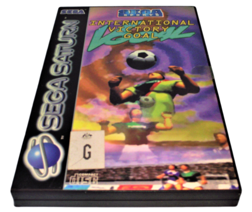 International Victory Goal Sega Saturn PAL *Complete* (Pre-Owned)