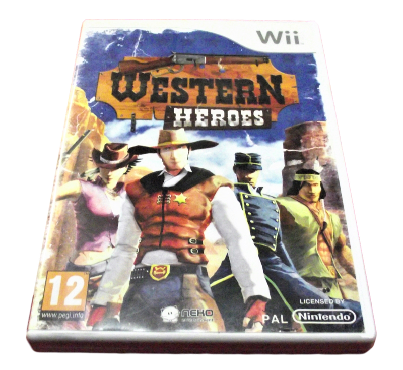Western Heroes Nintendo Wii PAL *Complete* Wii U Compatible (Preowned)