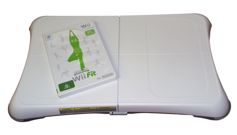 White Nintendo Wii Balance Board with Wii Fit (Pre-Owned)