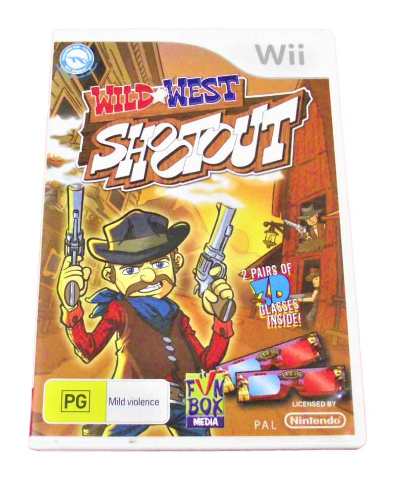 Wild West Shootout Nintendo Wii PAL *No Manual* Wii U Compatible (Pre-Owned)